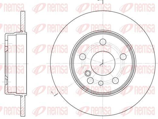 Remsa 6332.00 - Disque de frein cwaw.fr