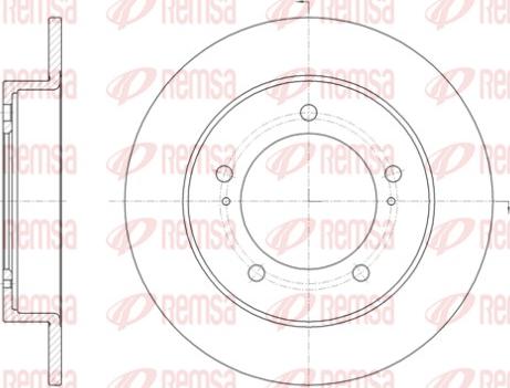 Remsa 6329.00 - Disque de frein cwaw.fr