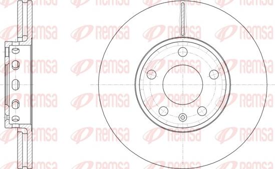 Remsa 6328.10 - Disque de frein cwaw.fr