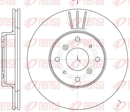 Remsa 6322.10 - Disque de frein cwaw.fr