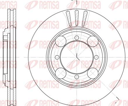 Remsa 6375.10 - Disque de frein cwaw.fr