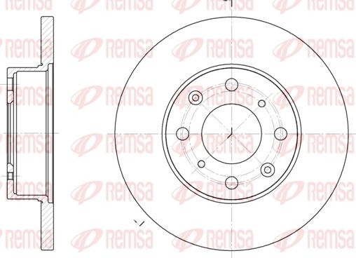 Remsa 6370.00 - Disque de frein cwaw.fr