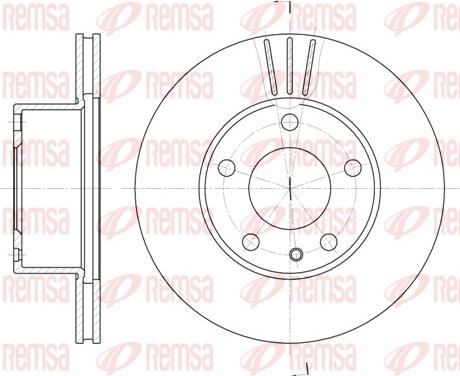 Remsa 6298.10 - Disque de frein cwaw.fr