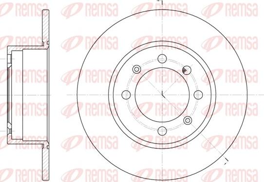 Remsa 6248.00 - Disque de frein cwaw.fr