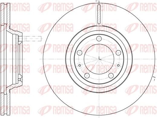 Remsa 6247.10 - Disque de frein cwaw.fr