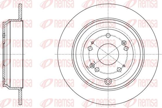 Remsa 62515.00 - Disque de frein cwaw.fr