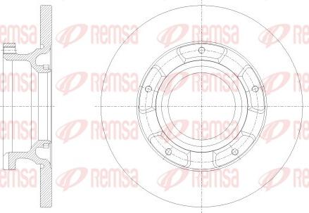 Remsa 62534.00 - Disque de frein cwaw.fr