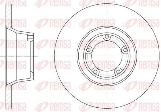 Remsa 6253.00 - Disque de frein cwaw.fr