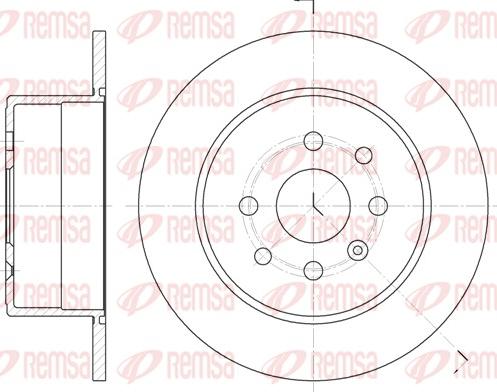 Remsa 6252.00 - Disque de frein cwaw.fr