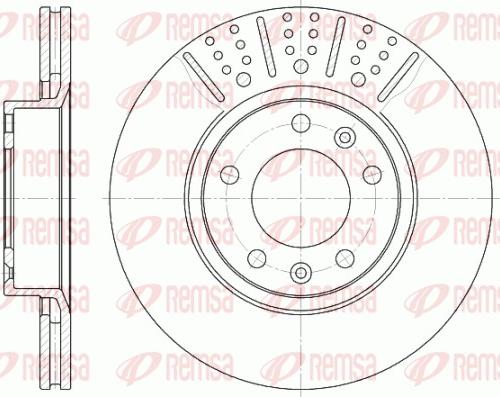 Remsa 6265.10 - Disque de frein cwaw.fr