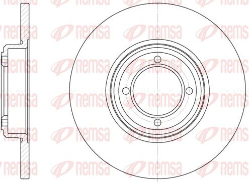 Remsa 6261.00 - Disque de frein cwaw.fr