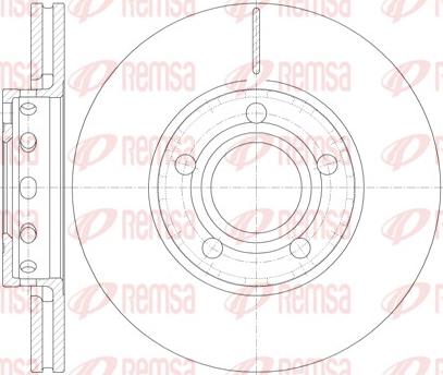 Remsa 6268.10 - Disque de frein cwaw.fr