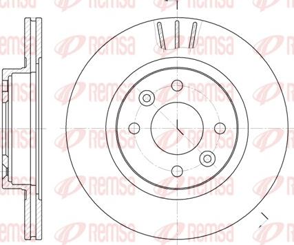 Remsa 6204.10 - Disque de frein cwaw.fr