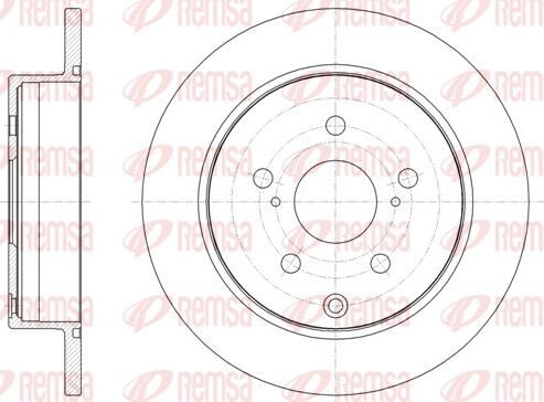 Remsa 62056.00 - Disque de frein cwaw.fr