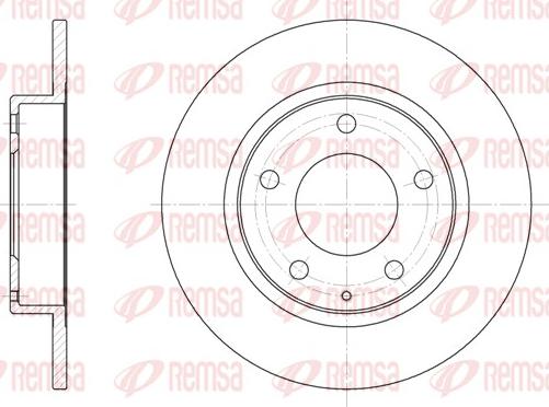 Remsa 6206.00 - Disque de frein cwaw.fr