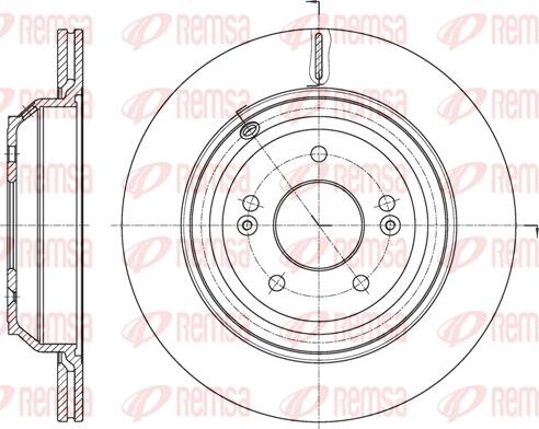 Remsa 62068.10 - Disque de frein cwaw.fr