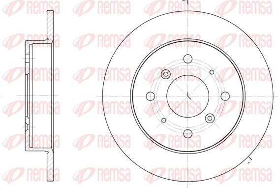 Remsa 6208.00 - Disque de frein cwaw.fr