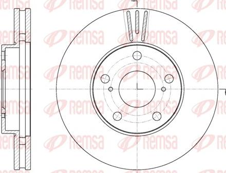 Remsa 62087.10 - Disque de frein cwaw.fr