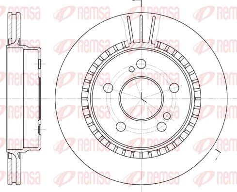 Remsa 62036.10 - Disque de frein cwaw.fr