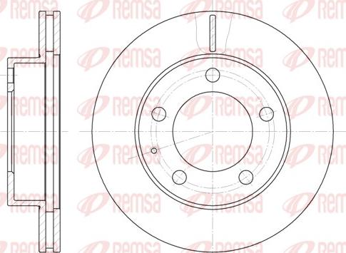 Remsa 6203.10 - Disque de frein cwaw.fr