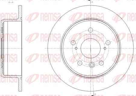 Remsa 62033.00 - Disque de frein cwaw.fr