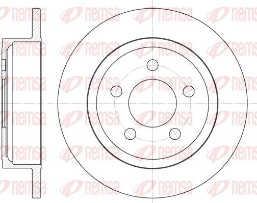 Remsa 62029.00 - Disque de frein cwaw.fr