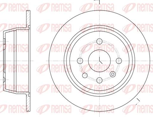 Remsa 6207.00 - Disque de frein cwaw.fr