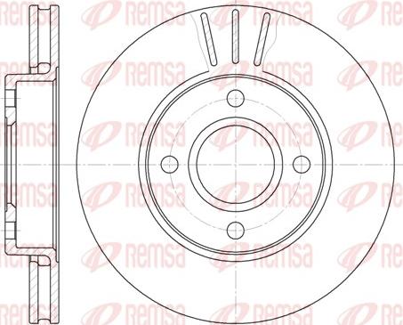 Remsa 6213.10 - Disque de frein cwaw.fr