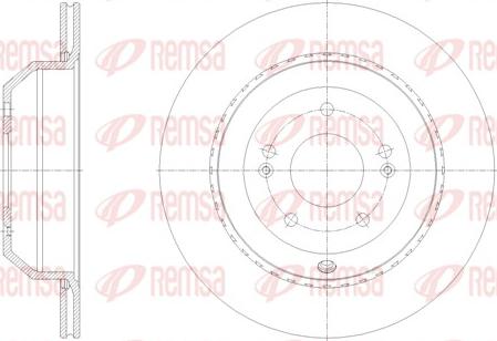 Remsa 62123.10 - Disque de frein cwaw.fr