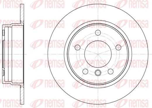 Remsa 6284.00 - Disque de frein cwaw.fr