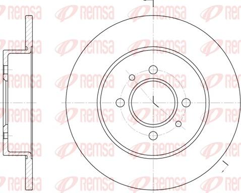 Remsa 6239.00 - Disque de frein cwaw.fr