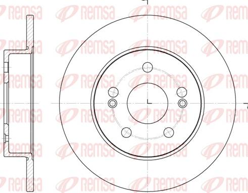 Remsa 6239.01 - Disque de frein cwaw.fr