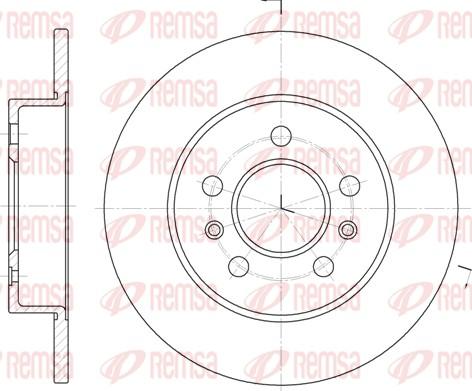 Remsa 6239.02 - Disque de frein cwaw.fr