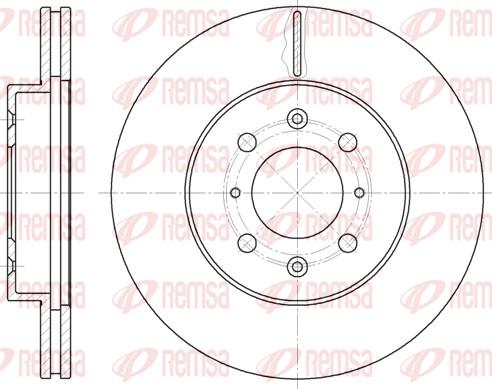 Remsa 6224.10 - Disque de frein cwaw.fr