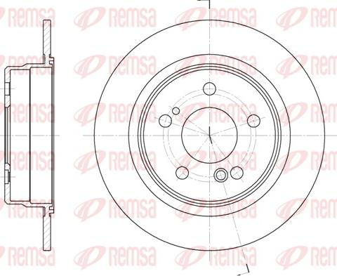 Remsa 6271.00 - Disque de frein cwaw.fr