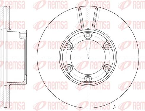 Remsa 6277.10 - Disque de frein cwaw.fr