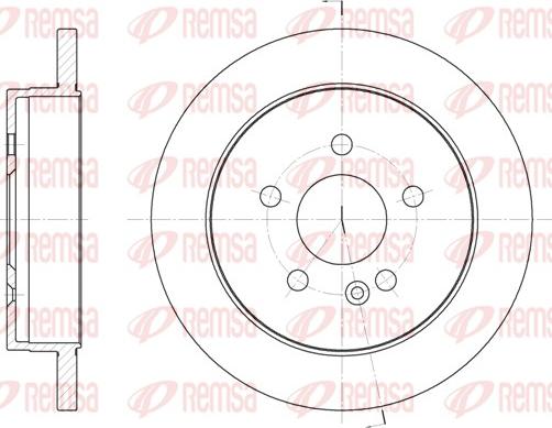 Remsa 6799.00 - Disque de frein cwaw.fr