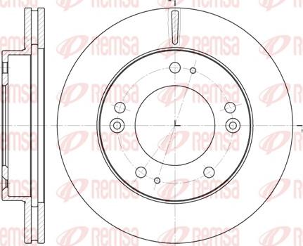 Remsa 6790.10 - Disque de frein cwaw.fr