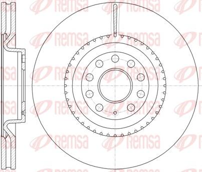 Remsa 6791.10 - Disque de frein cwaw.fr