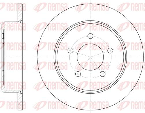 Remsa 6746.00 - Disque de frein cwaw.fr