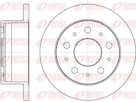 Remsa 6741.00 - Disque de frein cwaw.fr