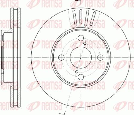 Remsa 6742.10 - Disque de frein cwaw.fr