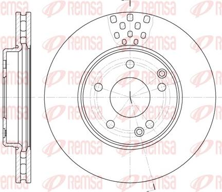 Remsa 6751.10 - Disque de frein cwaw.fr