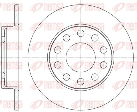 Remsa 6753.00 - Disque de frein cwaw.fr