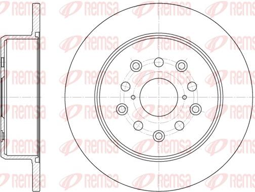 Remsa 6752.00 - Disque de frein cwaw.fr