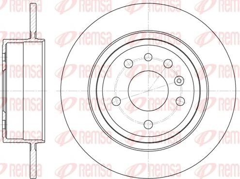 Remsa 6764.00 - Disque de frein cwaw.fr