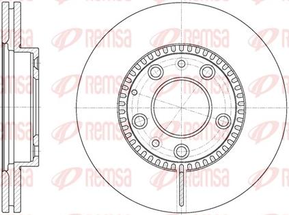 Remsa 6767.10 - Disque de frein cwaw.fr