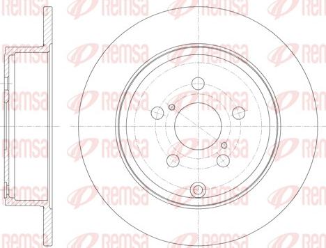 Remsa 6700.00 - Disque de frein cwaw.fr