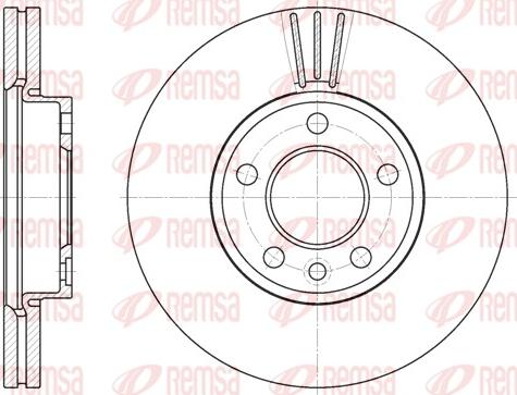 Remsa 6708.10 - Disque de frein cwaw.fr