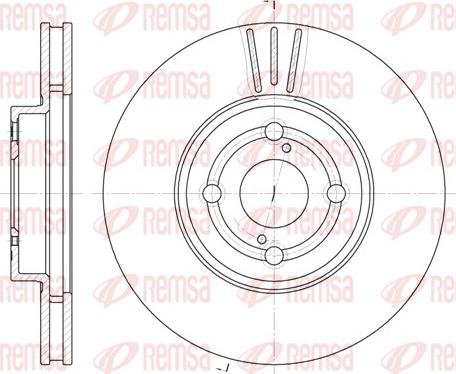 Remsa 6703.10 - Disque de frein cwaw.fr